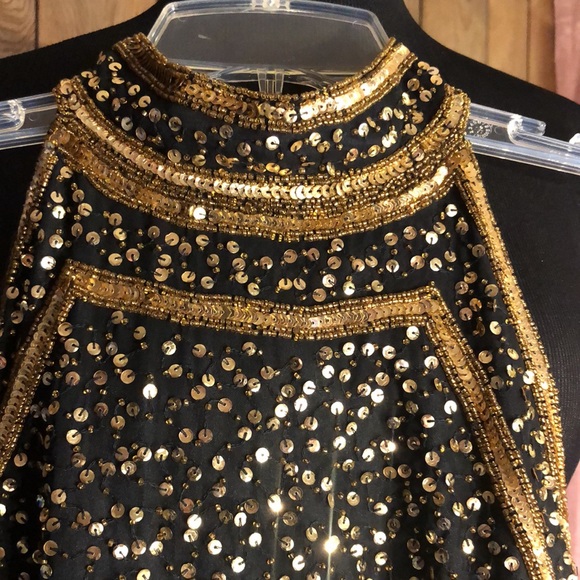 Stunning Vintage Sequin Blouse, Size Medium - Picture 7 of 14